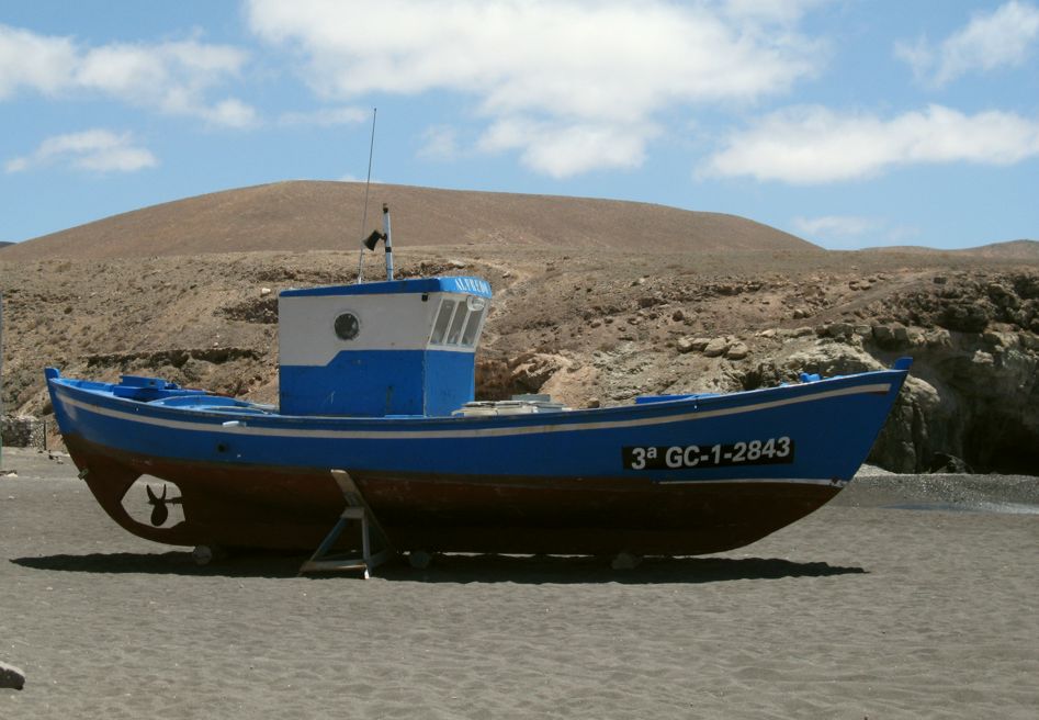 Fishing boat at Ajuy